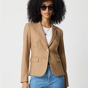 J.Crew Tan Women's Schoolboy Blazer